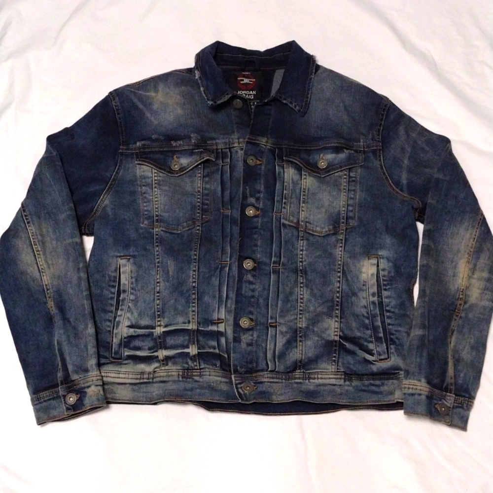 Jordan Craig Blue Lightweight Shirt Jacket